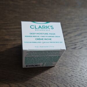 Clarks Botanicals Deep Moisture Mask - White with Teal Accents